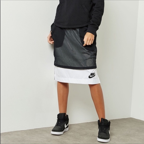 nike mesh skirt